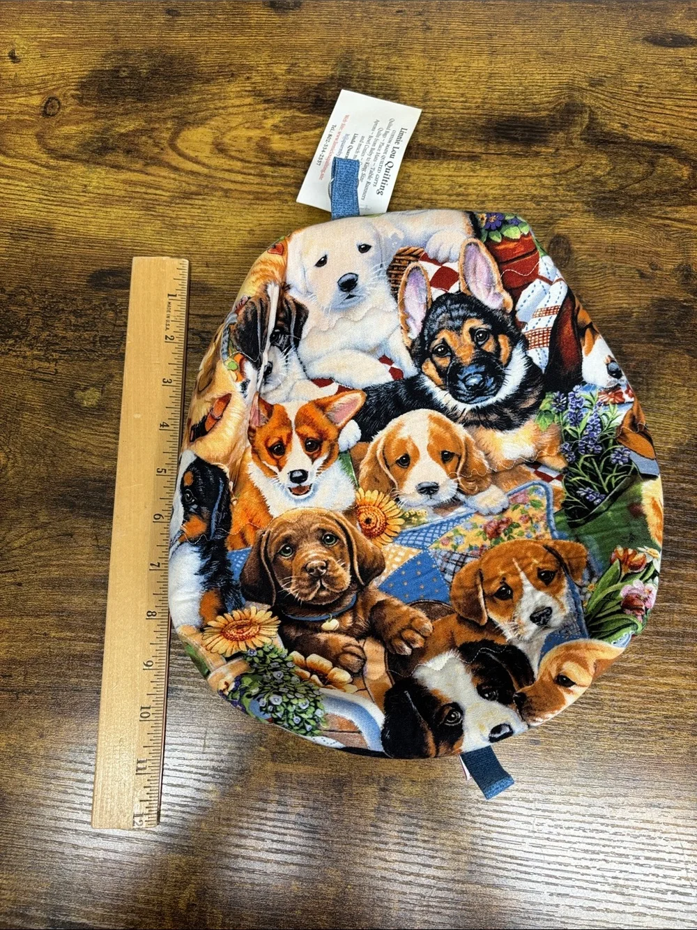 Dog Print Zipper Pouch - Multicolor